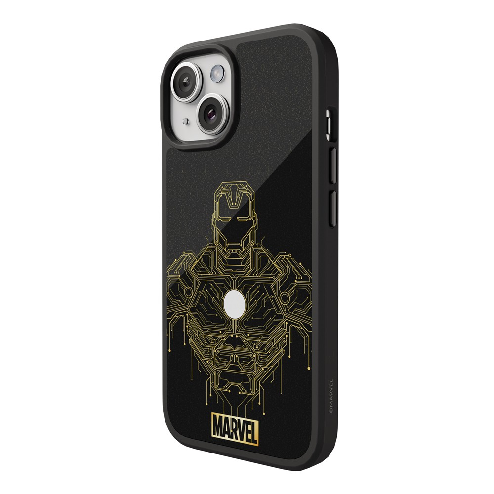 Belkin ベルキン SheerForce iPhone 15用MagSafe対応保護ケース マーベル限定モデル アイアンマン ブラック アウトレット