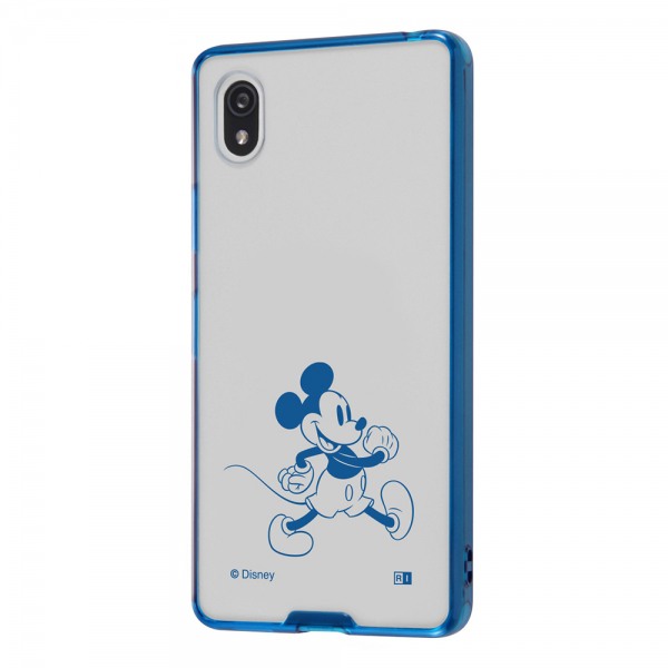 ray-out レイアウトXperia Ace III ケース ディズニー/ハイブリッド Charaful/ミッキー ストラップホール付き